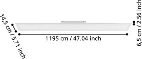 Eglo 901504-LED Stmievateľný prisadený panel MORADILLO-R LED/28,3W/230V 120x15cm biela+DO