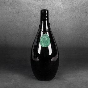 Dekoratívna váza CAPRI 15 x38 CM čierna