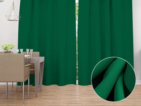 Biante Dekoračný záves Rongo RG-056 Zelený 140x240 cm