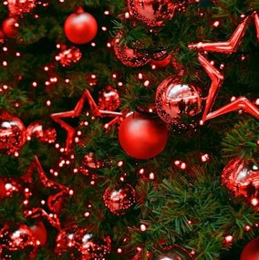 Vianočné guľky - červené SYSD1688-070 (30ks)