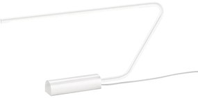 Biela LED stolová lampa (výška 33 cm) Olea – Trio Select