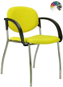 ALBA Konferenčná rokovacia stolička WENDY čalúnenie KOŽENKA Arizona