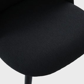 Jedálenská stolička LUDI čierna 738180
