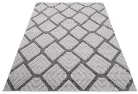 Kusový koberec Malibu sivý 120x170cm