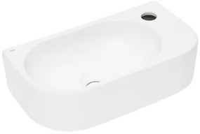 Umývadlo SAT Infinitio 40x21,5 cm bílá matná mat bez prepadu SATINF4021WM, 1 ks