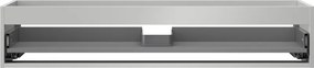 Mexen Box-A, závesná skrinka 120 cm, 1 zásuvka, sivá matná, 91AX0-1200-235-1-62