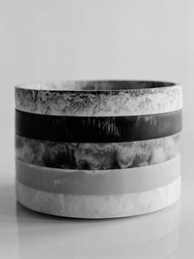 Ferm Living Dekoratívna okrúhla tácka Mist Charcoal Ø 20 cm