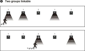 LED schodiskové svietidlo s pohybovým senzorom LED/1,5W/230V 3000/4000/6000K strieborné