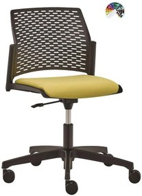 RIM Konferenčné kreslo REWIND RW 2112 2113 čalúnenie BLAZER, FLAX