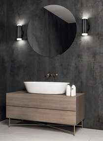 Matne čierne LED nástenné svietidlo Ray - Trio