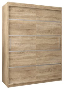 Šatníková skriňa 150 cm Verika 1 150 (dub sonoma). Akcia -41%. Vlastná spoľahlivá doprava až k Vám domov. 1063711