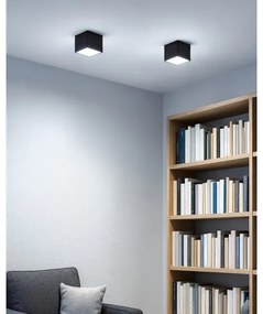 LED Bodové svietidlo LED/5W/230V 3000/4000/6400K 7,5x7,5 cm čierna