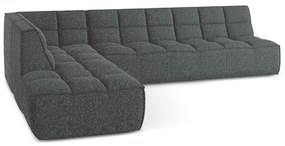 Tmavosivá modulárna rohová pohovka (variabilná) Kalai – Makamii