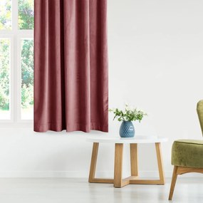 Ružový zamatový dimout záves 140x245 cm Eyelets – Restilo
