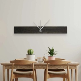 SENTOP | Štýlové hodiny z masívneho dreva I SENTOP MAS020-3169-SILVER-60x8 analógové