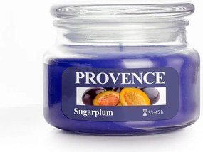 Sviečka v skle s viečkom CUKROVÁ SLIVKA 200 g