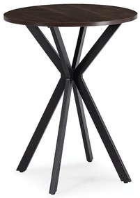 Vintino jedálenský stôl ERION 60 cm Orech / Čierny