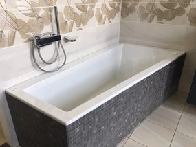Polysan Polysan, ANDRA R SLIM asymetrická vaňa 180x90x45cm, biela, 78771S