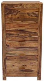 Komoda Kali 60x120x45 indický masív palisander Svetlomedová
