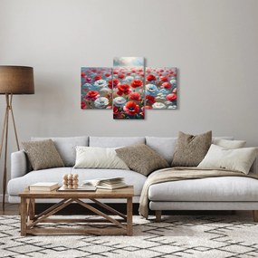 Obraz - Pole vlčích makov (90x60 cm)