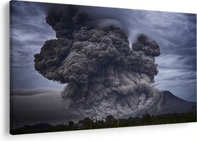 Obraz - Sopečná erupcia (90x60 cm)