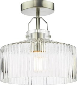 Där Lighting LEN4846 - Prisadený luster LENKA 1xE27/60W/230V matný chróm