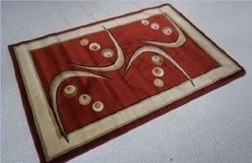 BE Koberec Adora 5566 TERRA – hnedý obdĺžnikový Rozmer: 140x190 cm