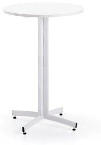 Barový stôl SANNA, Ø700x1050 mm, biela