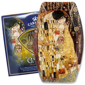 Sklenený podnos 31x21 cm Gustav  Klimt The Kiss, CARMANI 1988041