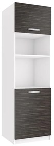 Vysoká kuchynská skrinka Belini pre vstavanú rúru 60 cm eben kráľovský   TOR SSP60/0/WT/HK/0/U