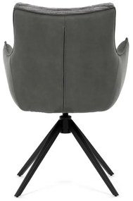 Autronic BONTEC Jedálenská stolička, šedá, menčestrová látka, DCH-D1345 GREY2 Farba: Šedá