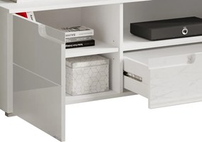 TV skrinka Spice, biela lesk