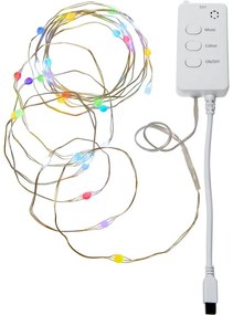 Svetelná reťaz počet žiaroviek 30 ks na USB dĺžka 300 cm Smart Strip – Star Trading