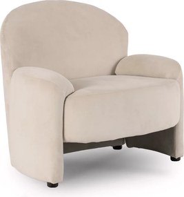 Kreslo MASSIMO Cream Velvet