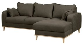 Hnedá rohová pohovka (pravý roh) Beata - Ropez