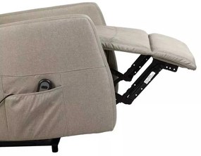 LuxuryForm DESIGN Elektricky polohovateľné televízne kreslo SEMIR - béžové