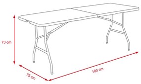Skladací stolík / Cateringový stôl Avenberg KARSTEN