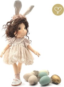 Bábika zajačik Beci  zberateľská séria - v predaji len do 20. apríla Varianta 1