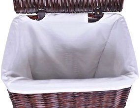 Kôš na bielizeň 72 l prútený hnedý