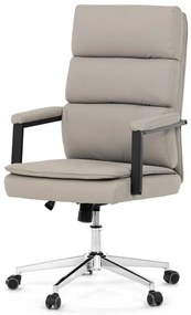 Autronic BONTEC Kancelárske kreslo, hojdací mechanizmus, šedá ekokoža, KA-D8104 GREY Farba: Béžová