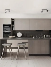 LED nikel designové stropné svietidlo Ison 2