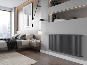 Mexen, panelový radiátor Mexen C11 500 x 800 mm, bočné pripojenie, 637 W, antracit - W411-050-080-66