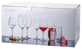 Štartovací set pohárov do domácnosti 18 ks – Optima Line Glas Lunasol - 322689
