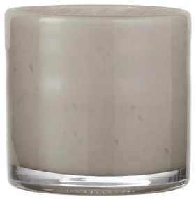Ib Laursen Sklenený obal na kvetináč Venecia Grey 10 cm