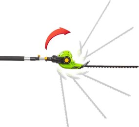 Fieldmann - Teleskopické nožnice na živý plot 450W/230V