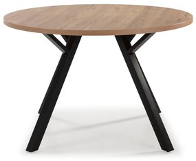 Okrúhly jedálenský stôl v dekore duba ø 120 cm Beni - Marckeric