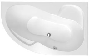 Asymetrická vaňa Laguna Fortuna Plus 160x100 cm akrylát pravá FO1600PPLUS, 1 ks