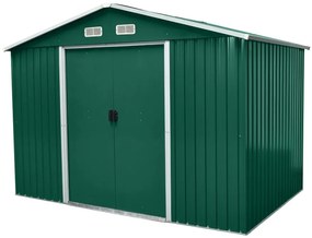 Záhradný domček BestBerg ZDB-7Z / 7,2 m² / 301 x 238 x 214 cm / zelený