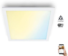 WiZ WiZ - LED Stmievateľné stropné svietidlo SUPERSLIM LED/12W/230V biela Wi-Fi WI0062