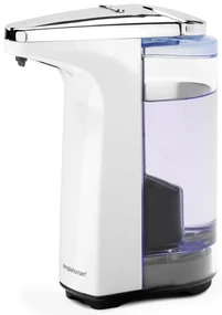 Biely automatický plastový dávkovač mydla 237 ml - simplehuman